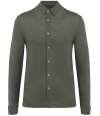 SP518 Spasso Long Sleeve Linen Shirt organic khaki colour image